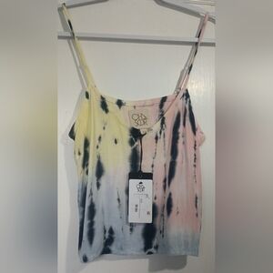 Chaser Pastel Tie-Dye Camisole